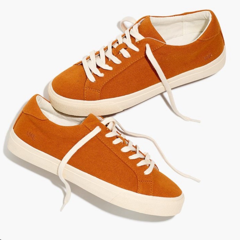 Madewell sidewalk low-top canvas sneakers